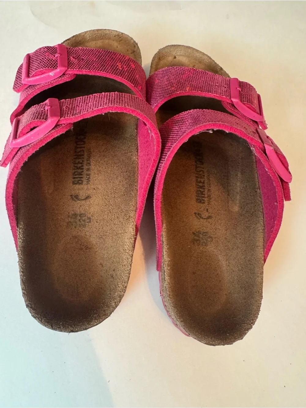 Birkenstock Arizona Magic Galaxy Bright Rose Girls sandals EU 34 3-3.5